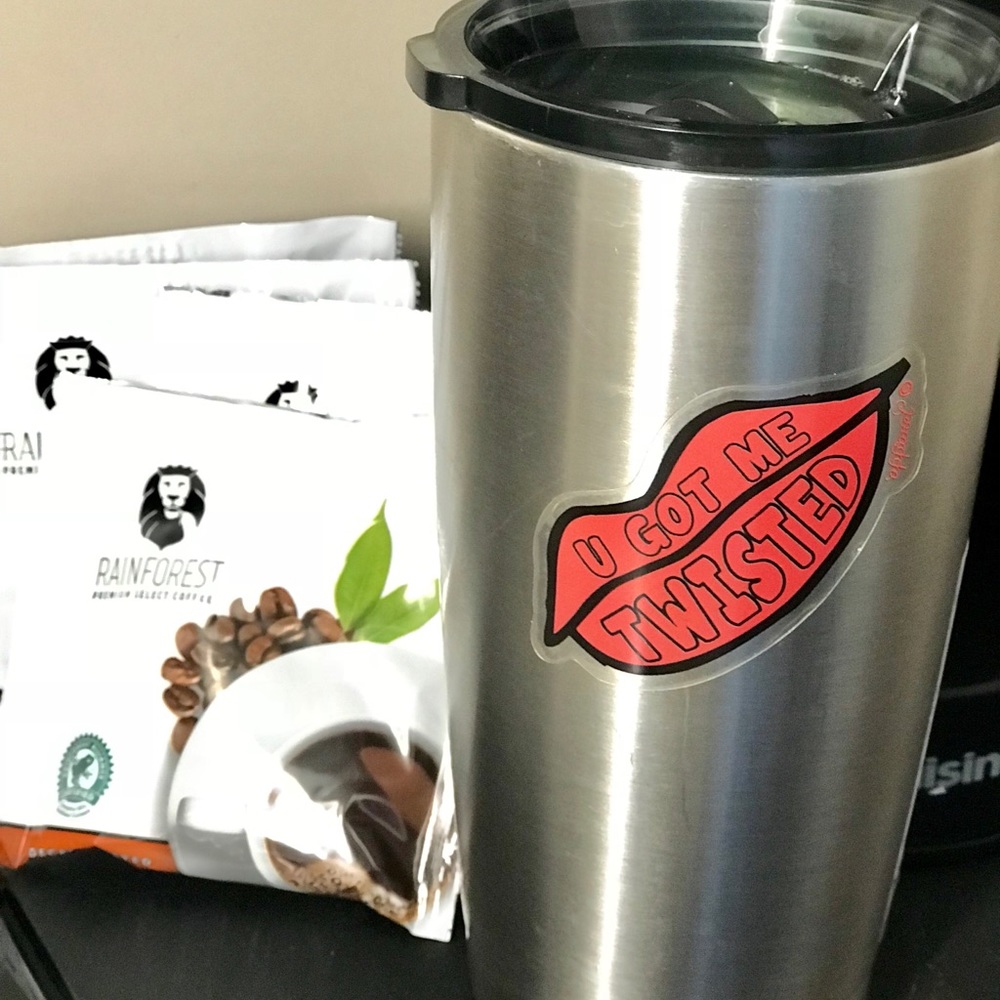 Collection of stickers & pin Decorate your STUFF.